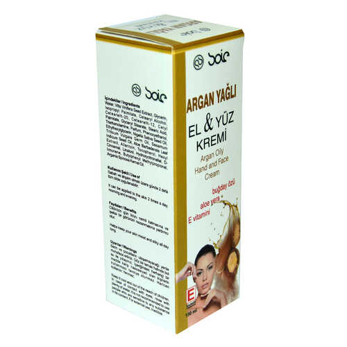 Soic Argan Yağlı El ve Yüz Kremi 150 ML