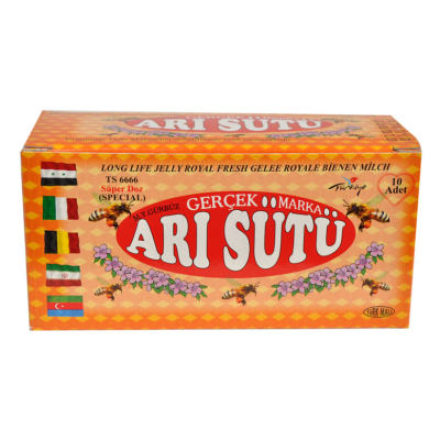 Gerçek Arı Sütü Süper Doz Special 100Gr 10Şişe