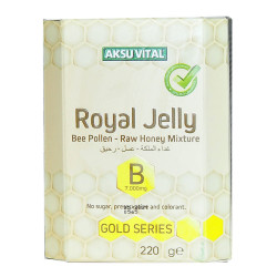 Arı Sütü Polen Bal Karışımı B 7.000 Mg Gold Seri 220 Gr - Thumbnail