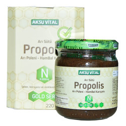 Aksuvital - Arı Sütü Propolis Polen Bal Karışımı 220 Gr Görseli