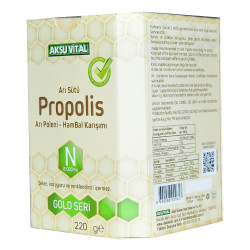 Arı Sütü Propolis Polen Bal Karışımı 220 Gr - Thumbnail