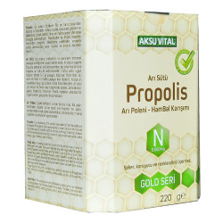 Arı Sütü Propolis Polen Bal Karışımı 220 Gr - Thumbnail