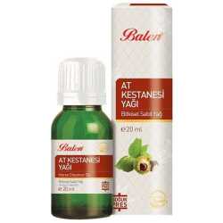 At Kestanesi Yağı Soğuk Pres Sabit Yağ Cam Şişe 20 ML - 1