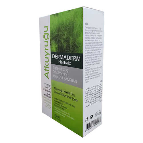 DermaDerm Atkuyruğu Kırkkilit Otu Özlü Kepek ve Saç Dökülmesine Karşı Şampuan 300 ML