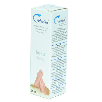 Valerian Ayak ve Cilt Bakımı Spreyi 35ML