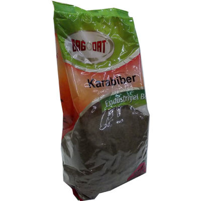 Bağdat Baharat Karabiber Doğal Öğütülmüş Saf 1000 Gr Paket