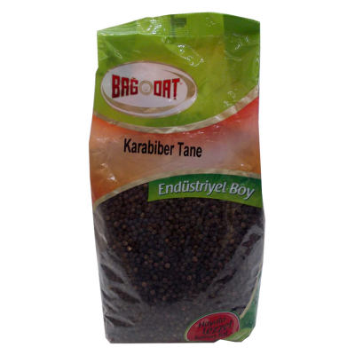 Bağdat Baharat Karabiber Doğal Tane 1000 Gr Paket