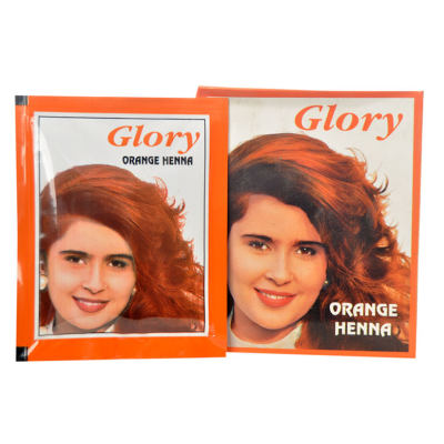 Glory Bakır Kızıl Hint Kınası Portakal (Orange Henna) 10 Gr Paket