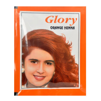 Glory Bakır Kızıl Hint Kınası Portakal (Orange Henna) 10 Gr Paket