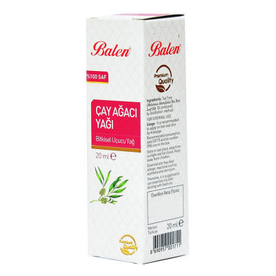 Balen Çay Ağacı Yağı (Distilasyon) 20 ML Cam Şişe