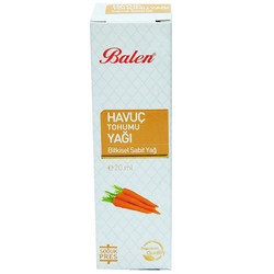 Balen - Havuç Tohumu Yağı Soğuk Pres 20 ML Cam Şişe (1)