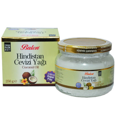 Balen Hindistan Cevizi Yağı Soğuk Pres 250 Gr Cam Şişe