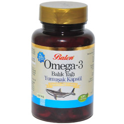 Omega 3 Balık Yağı Yumuşak 100 Kapsül - Thumbnail