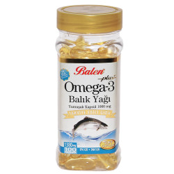 Omega 3 Plus+ Balık Yağı Yumuşak 100 Kapsül - Thumbnail