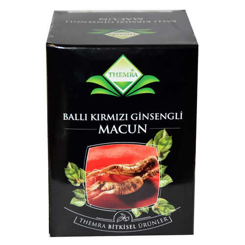 Themra Ballı Kırmızı Ginsengli Macunu Bitkisel Karışım 240 Gr