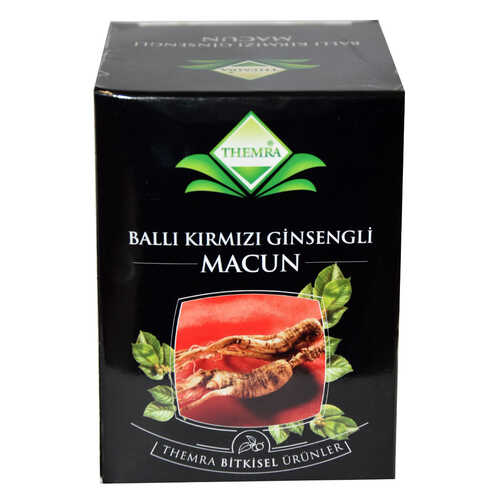 Themra Ballı Kırmızı Ginsengli Macunu Bitkisel Karışım 240 Gr