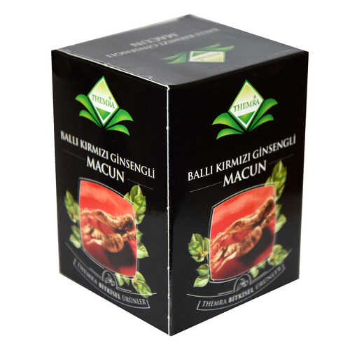 Themra Ballı Kırmızı Ginsengli Macunu Bitkisel Karışım 240 Gr