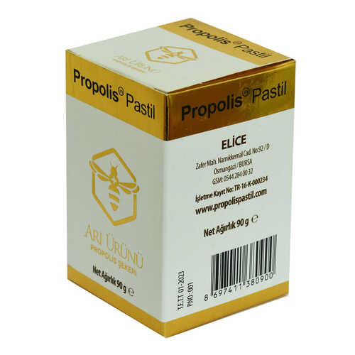 Elice Ballı Propolis Pastil Arı Ürünü Propolis Şekeri Drops 90 Gr