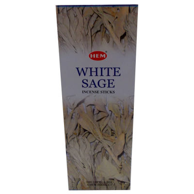 Hem Tütsü Beyaz Adaçayı Kokulu 20 Çubuk Tütsü - White Salvia