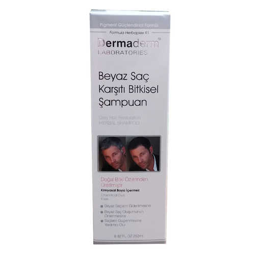 DermaDerm Beyaz Saç Karşıtı Bitkisel Şampuan 250 ML