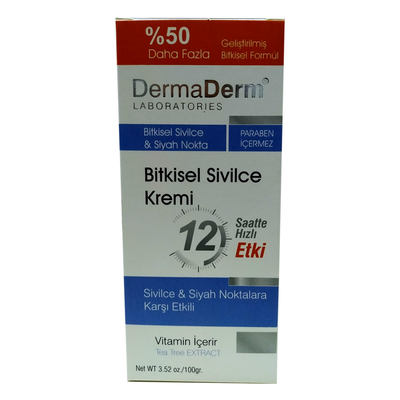 DermaDerm Bitkisel Akne Sivilce Kremi 100 Gr