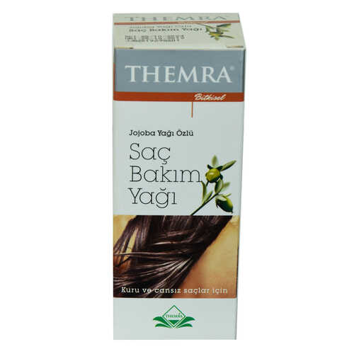 Themra Bitkisel Jojoba Yağı Özlü Kuru ve Cansız Saçlara Bakım Yağı 100 cc