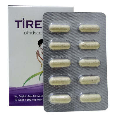 Tiredol Bitkisel Kapsül 10 X 500 Mg