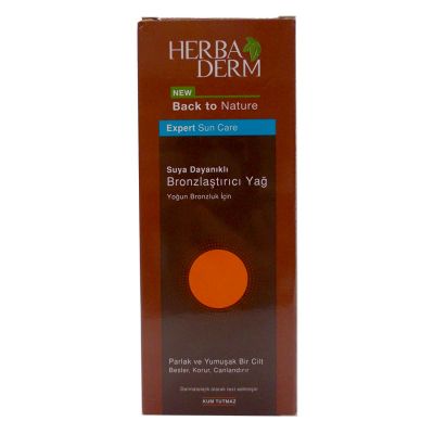 HerbaDerm Bronzlaştırıcı Güneş Yağı 2 Faktör SPF 200ML