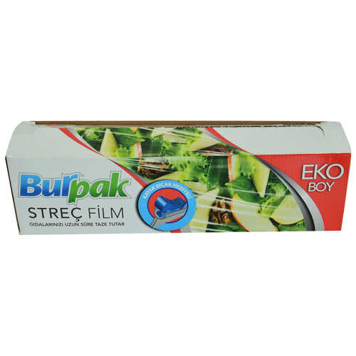 Burpak Streç Film 30 Cm Eko Boy Kayar Bıçak Hediyeli