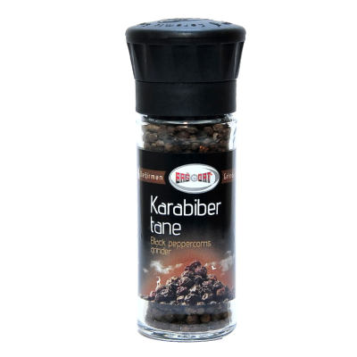 Bağdat Baharat Cam Değirmenli Doğal Tane Karabiber 50 Gr