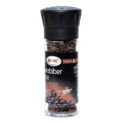 Bağdat Baharat - Cam Değirmenli Doğal Tane Karabiber 50 Gr (1)