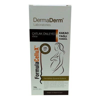 DermaDerm Çatlak Önleyici Krem Kakao Yağlı 100 Gr