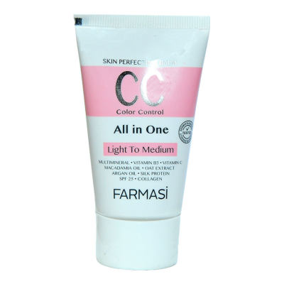 Farmasi CC Yüz Kremi Açıktan Ortaya 50 ML