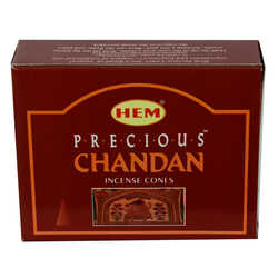 Chandan Değerli Mistik Kokulu 10 Konik Tütsü - Precious Chandan - Thumbnail