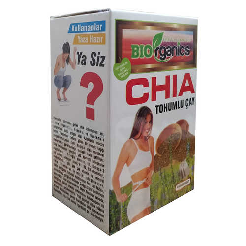 Biorganics Chia Tohumlu Çay 60 Süzen Poşet