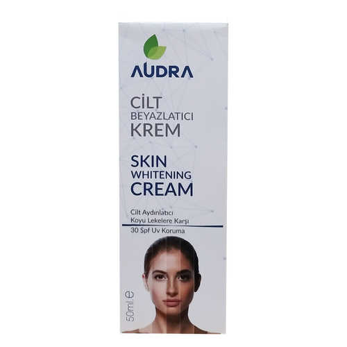 Audra Cilt Beyazlatıcı Aydınlatıcı Krem 50 ML Koyu Lekelere Karşı 30 Spf Uv Koruma