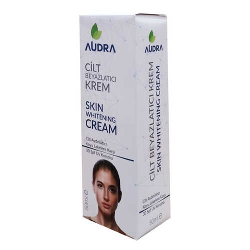 Audra Cilt Beyazlatıcı Aydınlatıcı Krem 50 ML Koyu Lekelere Karşı 30 Spf Uv Koruma