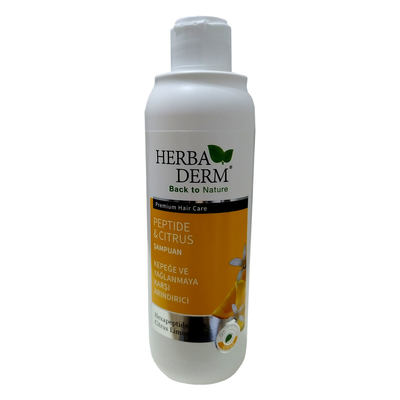 HerbaDerm Citrus Şampuanı Kepeğe ve Yağlanmaya Karşı Arındırıcı 330 ML