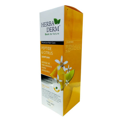 HerbaDerm Citrus Şampuanı Kepeğe ve Yağlanmaya Karşı Arındırıcı 330 ML