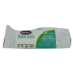 Çöp Torbası Mini Boy 40x50Cm 70Gr 12Mikron 10Lt Şeffaf Rulo 40 Adet - Thumbnail