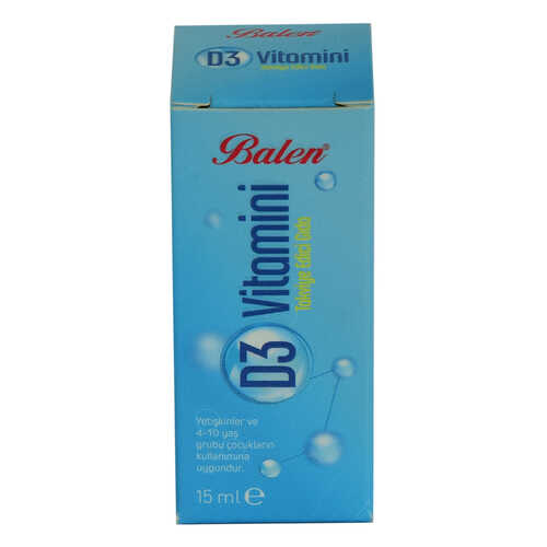 Balen D3 Vitamini Takviye Edici Gıda 15 ML