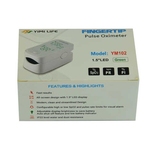 Life Net Medikal Dijital Pulse Oksimetre Parmaktan Nabız Ölçer Taşınabilir Oximeter YM102