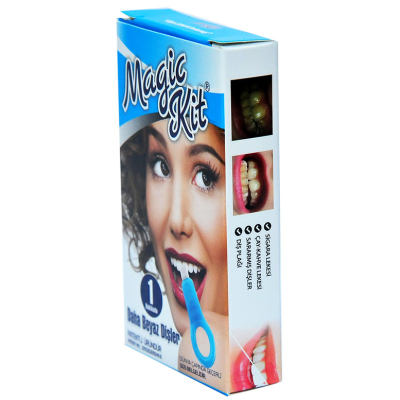 Magic Kit Diş Leke Silgisi 1 Aparatlı + 5 Yedek Süngerli Set 1 Paket