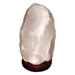 Doğal Kaya Tuzu Lambası Çankırı Kablolu Ampüllü Beyaz 1-2 Kg - Thumbnail