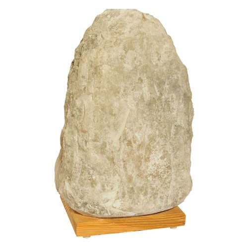 LokmanAVM Doğal Kaya Tuzu Lambası Çankırı Kablolu Ampullü Beyaz 8-9 Kg