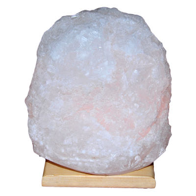 LokmanAVM Doğal Kristal Kaya Tuzu Lambası Çankırı Kablolu Ampullü Beyaz 5-6 Kg