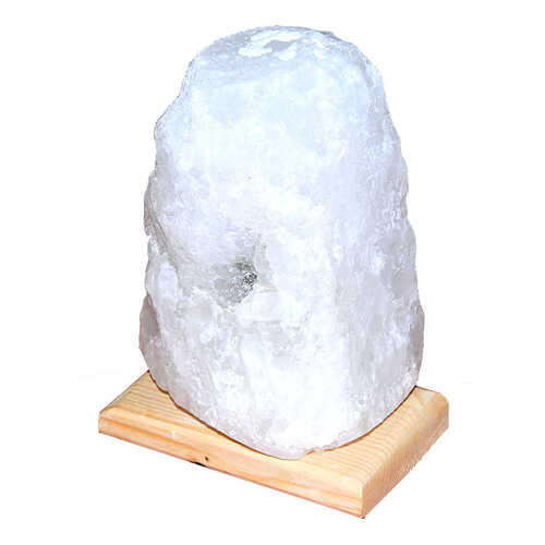 LokmanAVM Doğal Kristal Kaya Tuzu Lambası Çankırı Kablolu Ampullü Beyaz 6-7 Kg