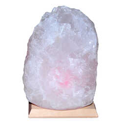 Doğal Kristal Kaya Tuzu Lambası Çankırı Kablolu Ampullü Beyaz 8-9 Kg - Thumbnail