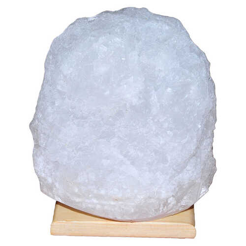 LokmanAVM Doğal Kristal Kaya Tuzu Lambası Çankırı Kablolu Ampullü Beyaz 9-10 Kg