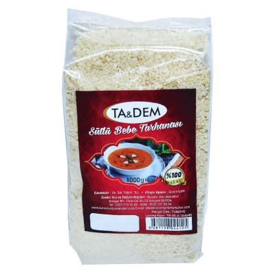 Tadem Doğal Sütlü Bebe Ev Tarhanası 1Kg